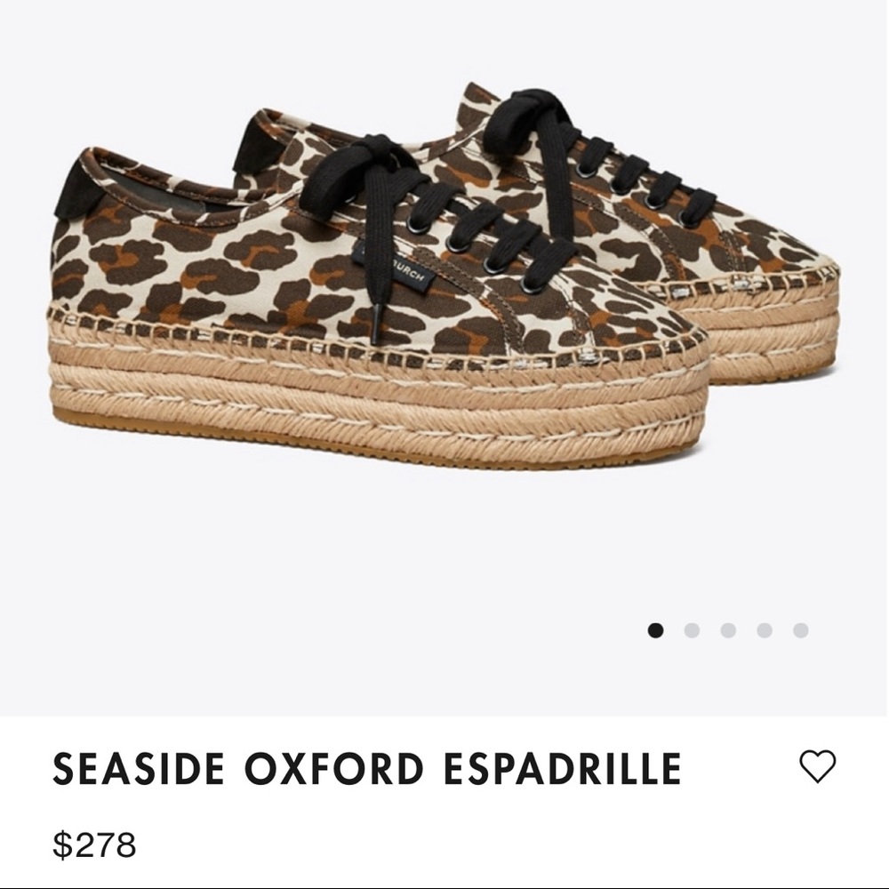 Tory Burch Seaside Espadrille Leopard